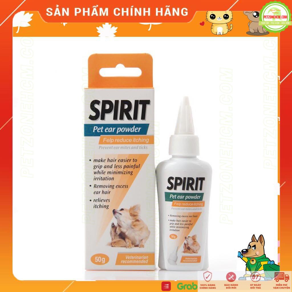 Bột nhổ lông tai cho chó mèo Spirit ️, Petis ️ FREESHIP ️ không đau, kích ứng da, mau khô, kháng khuẩn | PetZoneHCM