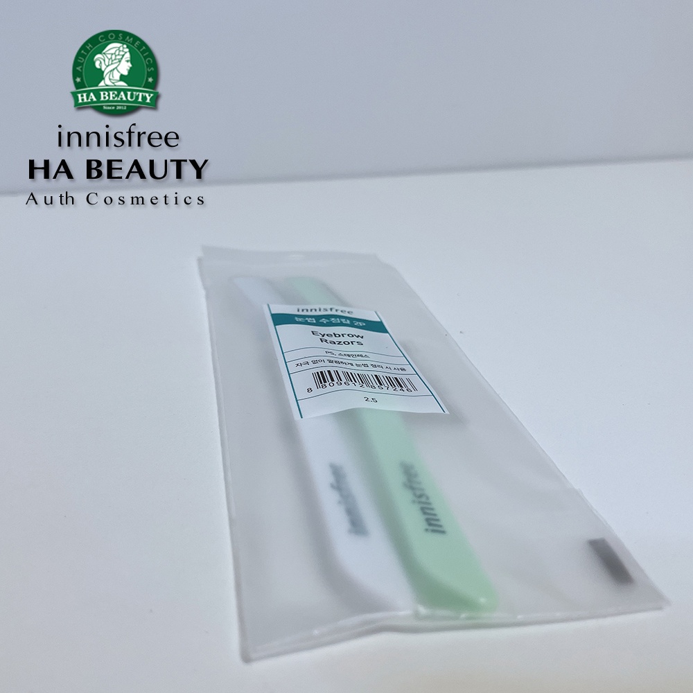 Dao cạo chân lông mày vào khuôn gọn gàng sắc nét innisfree Eyebrow Correction Knife 2ea