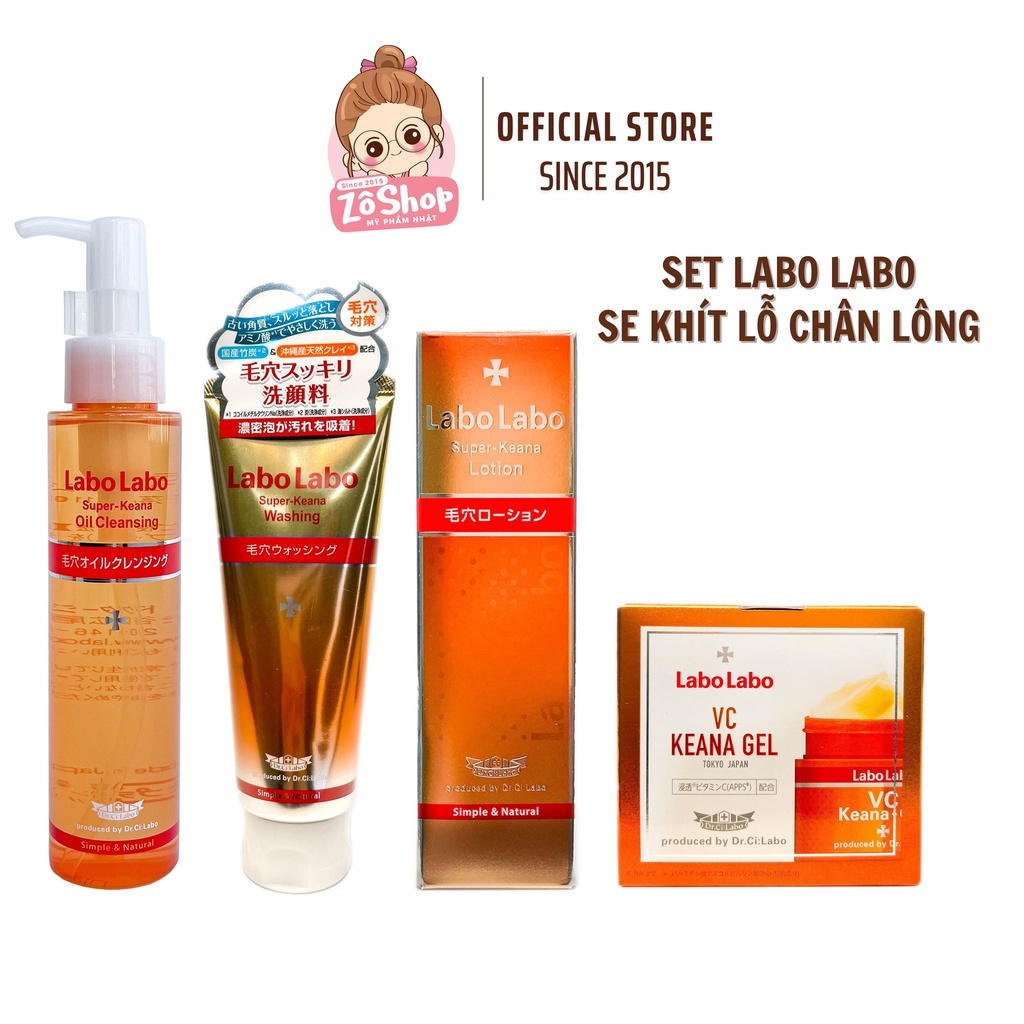 Set Labo Labo Super Keana se khít lỗ chân lông chuyên sâu