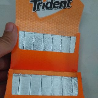 14 tép singgum trident vị trái cây