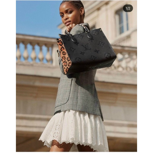 Túi xách nữ - Túi công sở LV On the go chuẩn size 35 FULL BOX