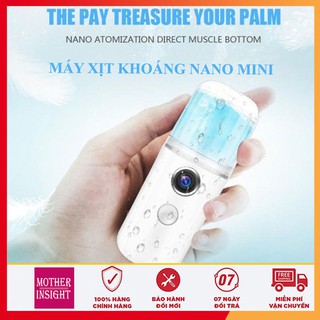 [ 🔥🔥 Hot Hot 🔥🔥 ]MÁY XỊT KHOÁNG NANO MINI XÔNG MẶT GIỮ ẨM CHO DA ,CHỐNG LÃO HÓA DA,LÀM MÁT DA MẶT MOTHERINSIGHT