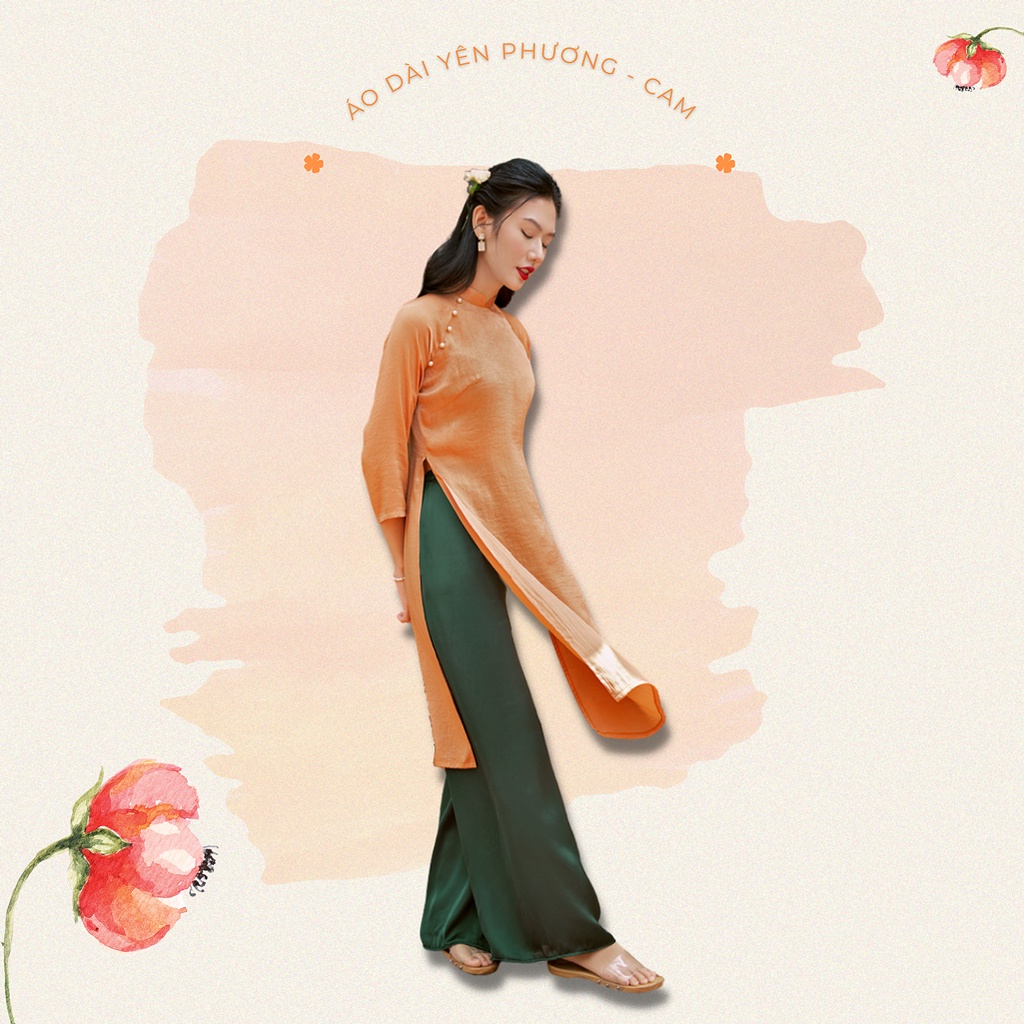 Sumire Store Áo dài Dáng xưa Yên Phương Cam