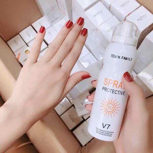 KEM CHỐNG NẮNG DẠNG XỊT SPRAY PROTECTIVE V7 180ml