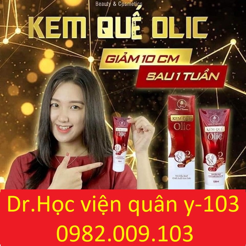 Gel tan mỡ Olic (gel kem quế olic)