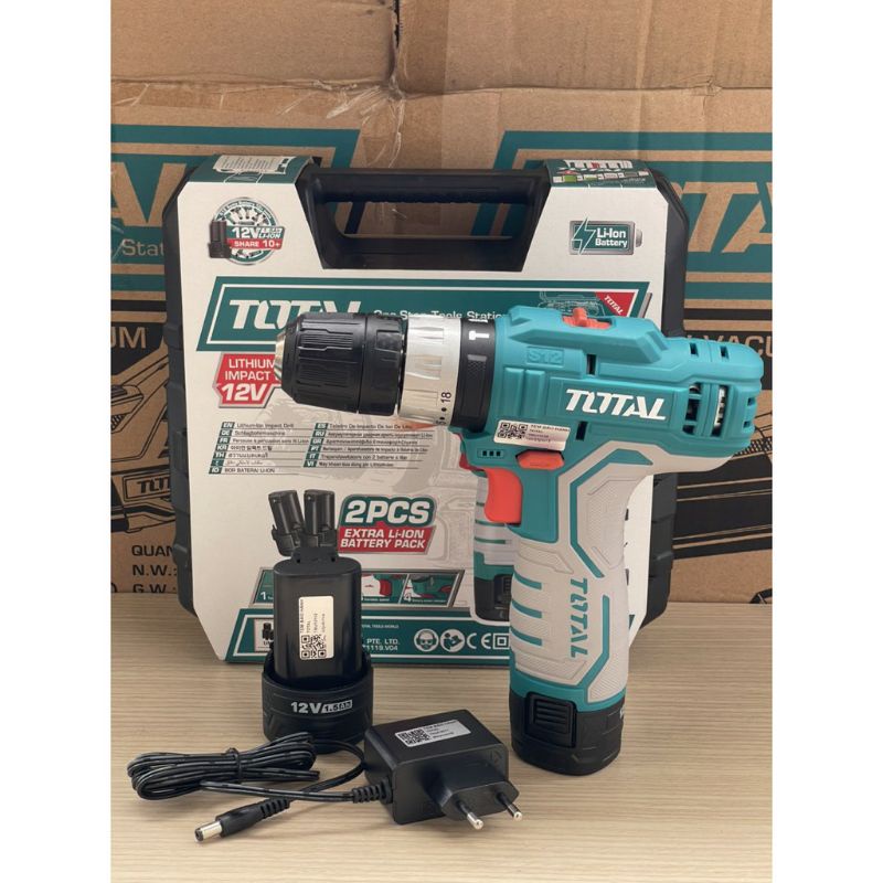 Máy khoan búa dùng pin Lithium total 12V TIDLI1232