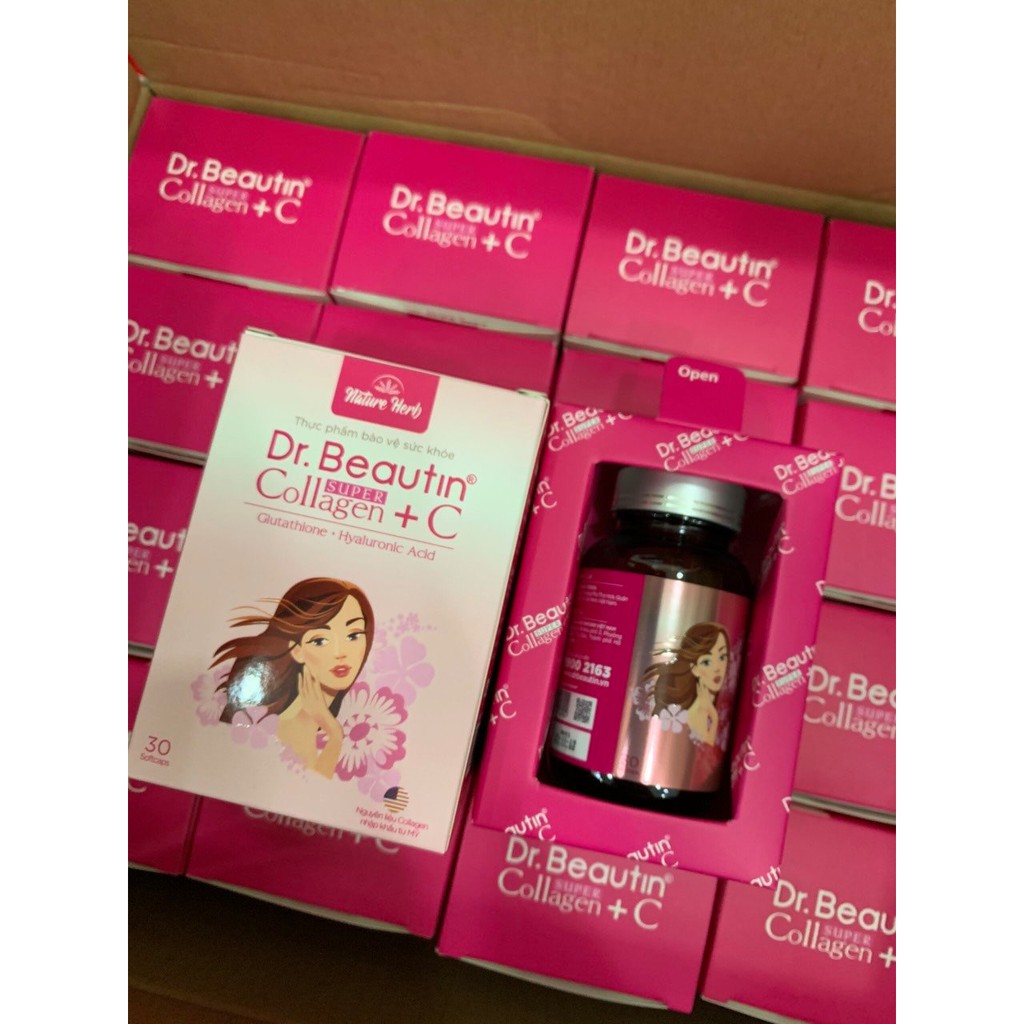 Viên uống collagen + C - Làm trắng da, tái tạo da giúp khắc phục được các nếp nhăn, bề mặt da săn chắc