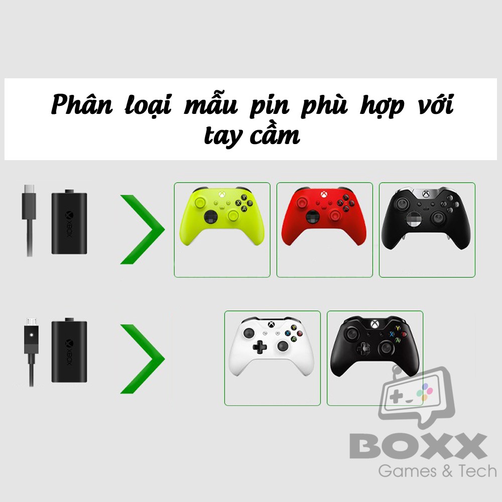 Pin sạc xbox chính hãng cho tay cầm xbox one s, xbox series x, pin xbox chính hãng | BigBuy360 - bigbuy360.vn