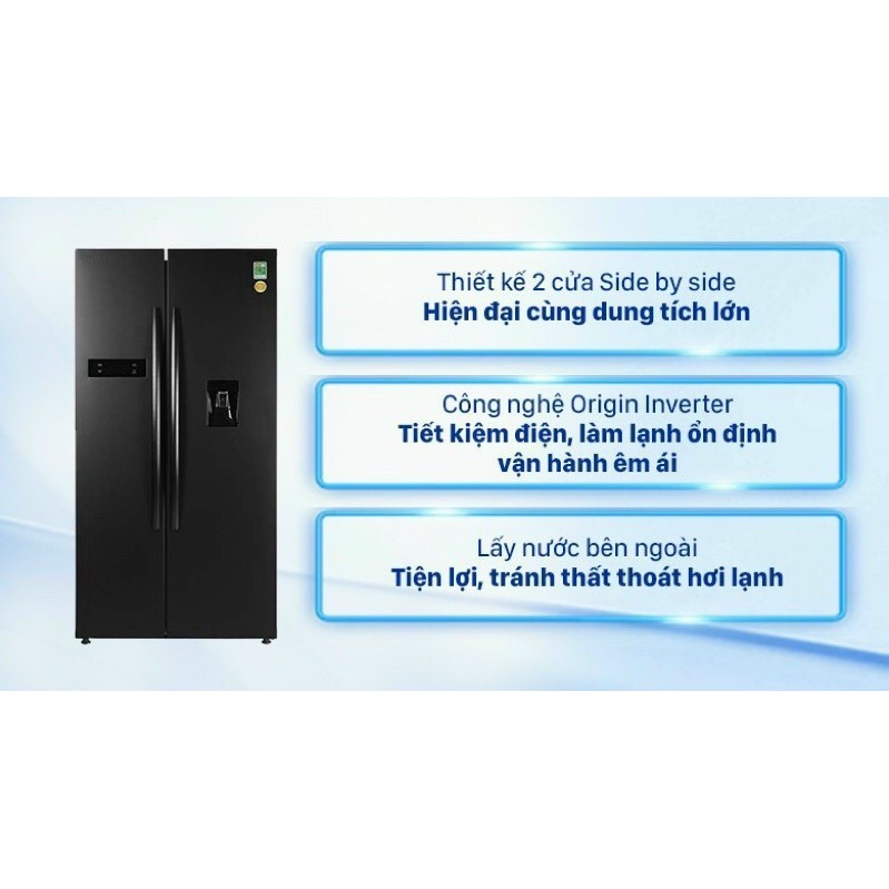 Tủ lạnh Toshiba Inverter 513 lít GR-RS682WE-PMV(06)-MG( Hàng mẫu NEW Bảo hành chính hãng 2 năm)