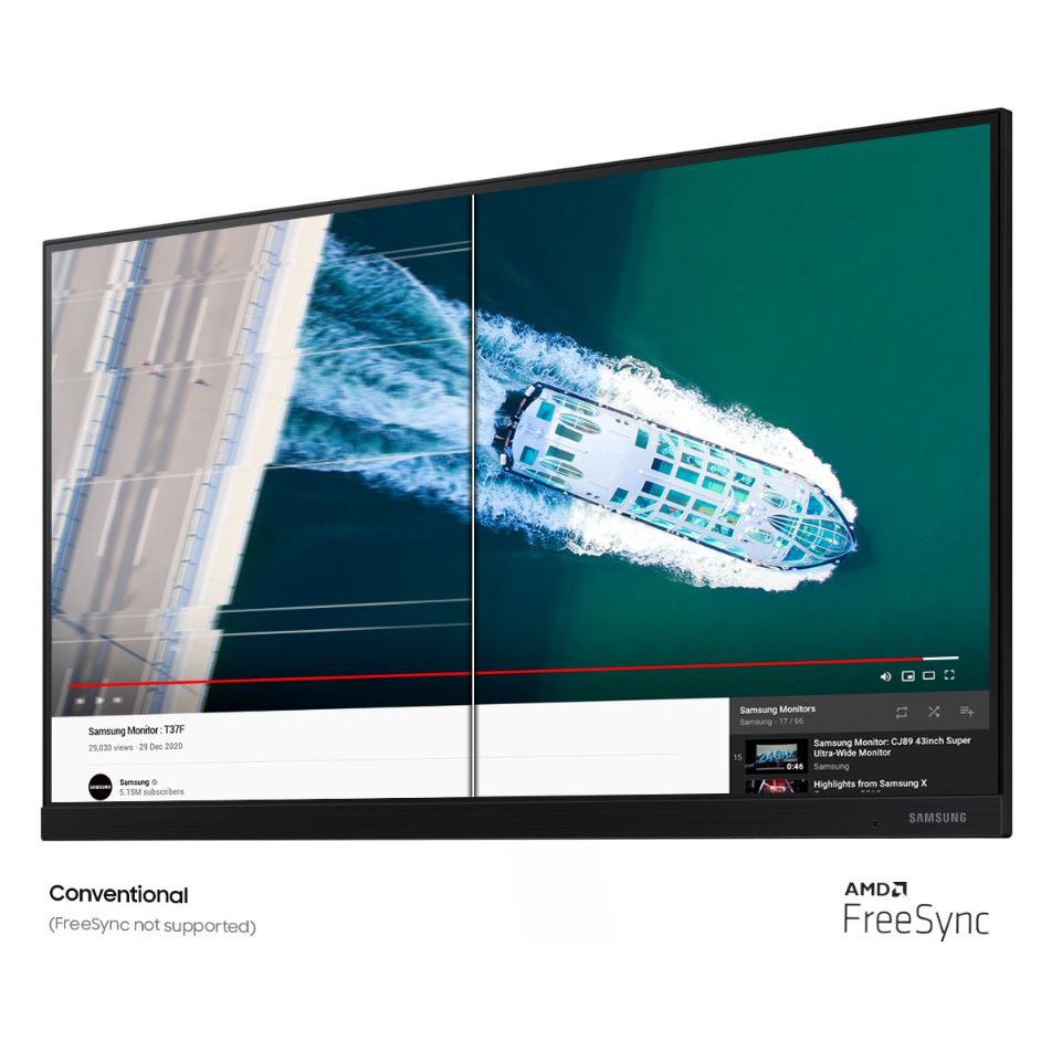 Màn hình máy tính 24inch SamSung LF24T370 Led FullHD 75Hz 5ms - Chính hãng | BigBuy360 - bigbuy360.vn