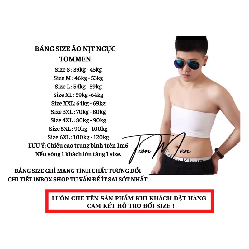 Bản Nịt Ngực Tomboy thun dệt co dãn