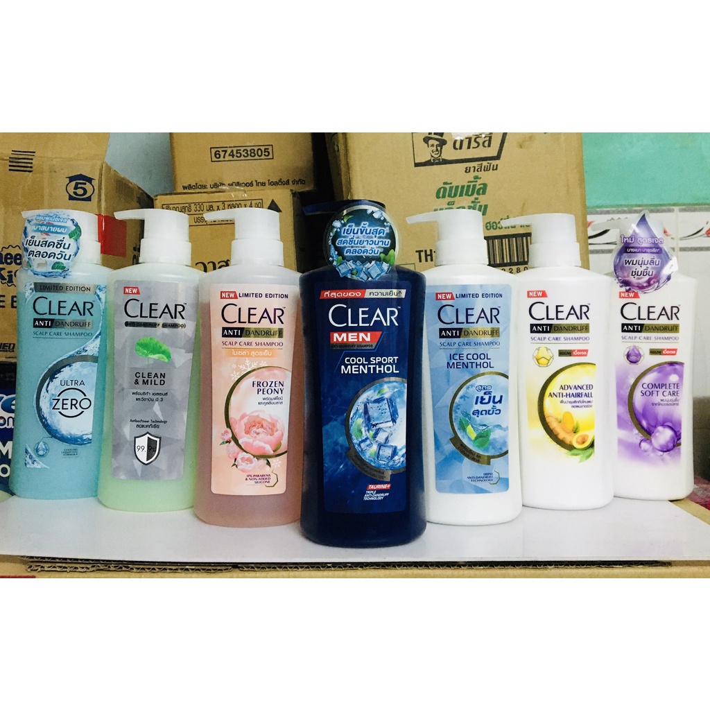 Dầu Gội Clear Hương Bạc Hà 410ml Thái Lan