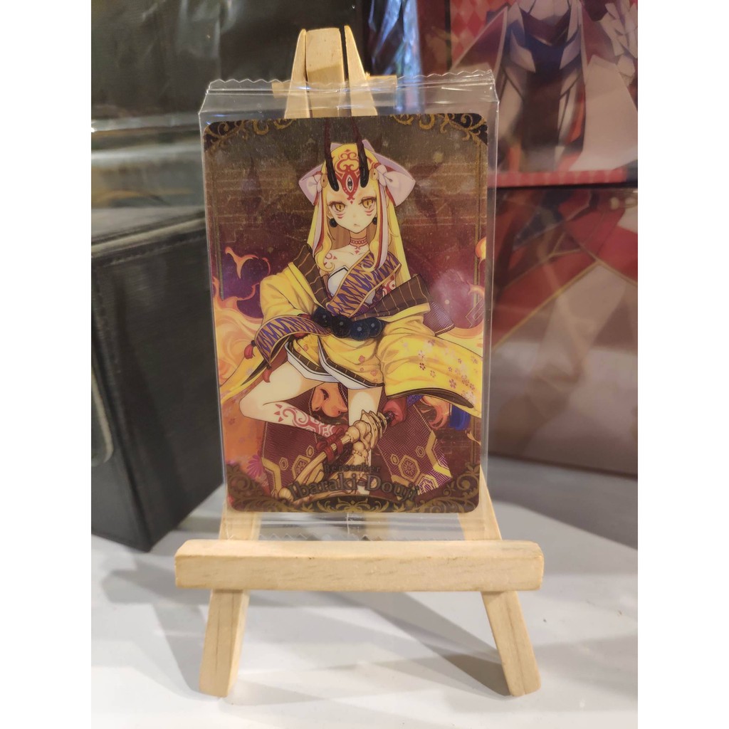 Thẻ bài sưu tầm bánh xốp Fate Grand Order FGO Ibaraki douji R - Rare - Tặng bọc bài nhựa bảo quản