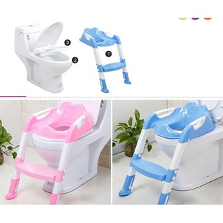 Nắp bồn cầu an toàn cho bé có cầu thang