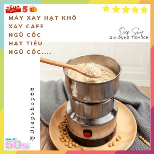 Máy xay hạt ❤️SALE❤️Máy xay cà phê hạt tiêu hạt ngũ cốc đa năng mini xay mịn tất cả các loại hạt nhanh chóng