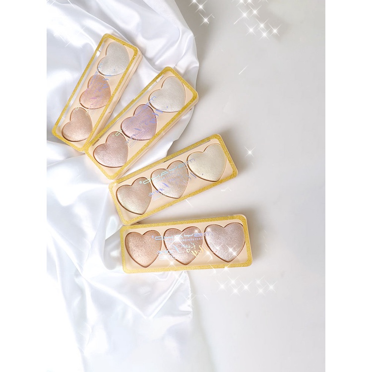 (Hàng Mới Về) Bảng Phấn Mắt Gudu Ba Màu Ngọc Trai Sáng Bóng Đáng Yêu Cho Nữ | BigBuy360 - bigbuy360.vn