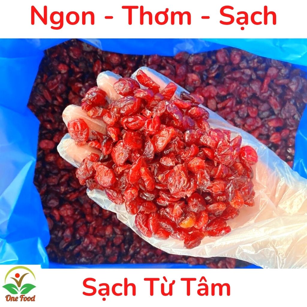 Nam Việt Quất Sấy Dẻo Không Đường, NAM VIỆT QUẤT sấy Khô Loại 1 Nhập Khẩu Mỹ, OneFood68