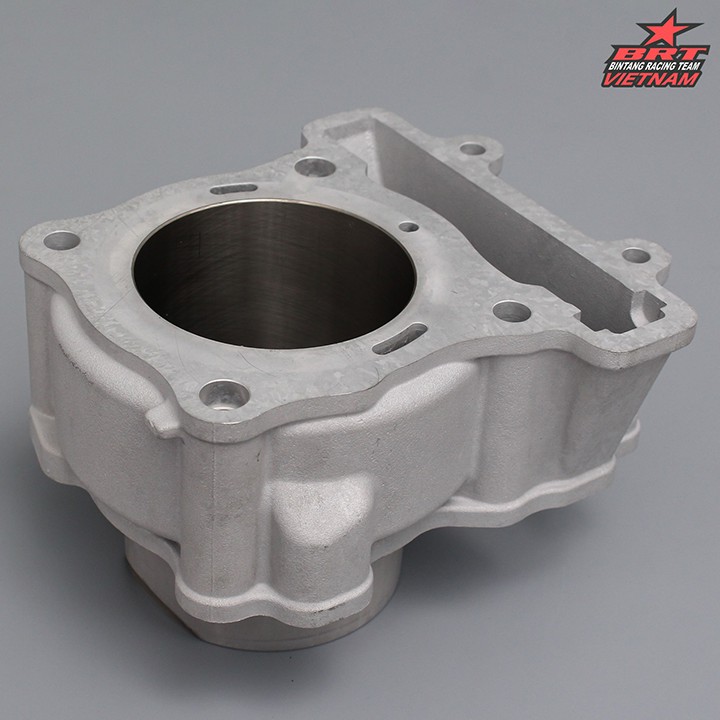 LÒNG NHÔM NÉN PHỦ CERAMIC + PISTON BRT NHÔM NÉN ĐƯỜNG KÍNH 68MM GSX/ SATRIA/ BANDIT 150
