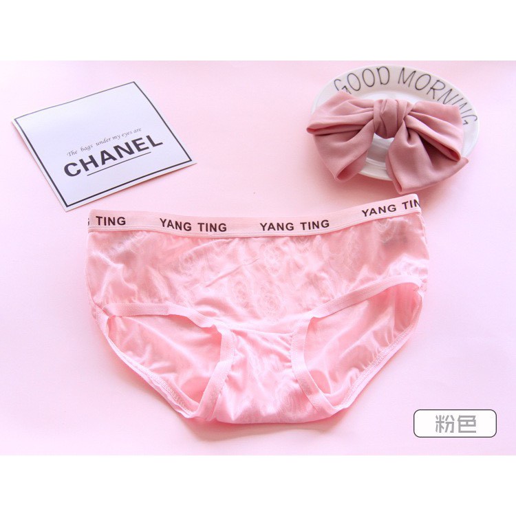 Quần Lót Nữ ❤️FREESHIP❤️ Quần lót lụa thông hơi kháng khuẩn viền chữ chất siêu mịn mát mã 6655 | BigBuy360 - bigbuy360.vn