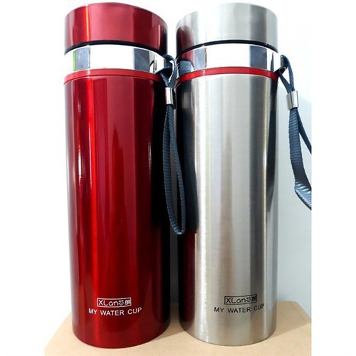 (CỔ INOX )(GIAO MÀU NGẪU NHIÊN)Bình giữ nhiệt trơn cao cấp 700ml phong cách Hàn Quốc loại lớn