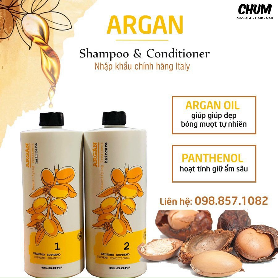 Dầu gọi argan nhập khẩu Ý DG150