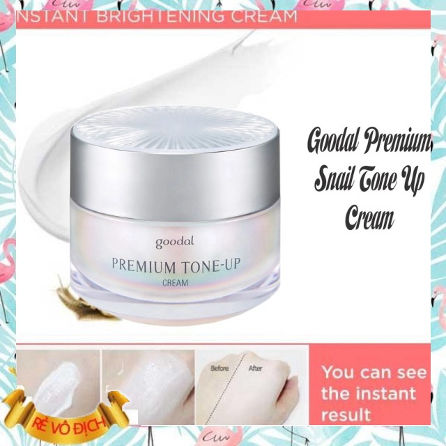 Kem Dưỡng Trắng Da Goodal Premium Snail Tone-Up Cream 30ml hàng mới về [Free Ship]