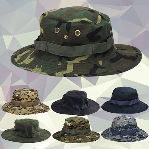 Nón Boonie Họa Tiết Rằn Ri Phong Cách Quân Đội Cho Nam Và Nữ