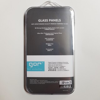 Bộ miếng kính cường lực Gor cho Samsung Note 20 tặng dán sau carbon + dán camera+ keo chống hở mép - Full Box