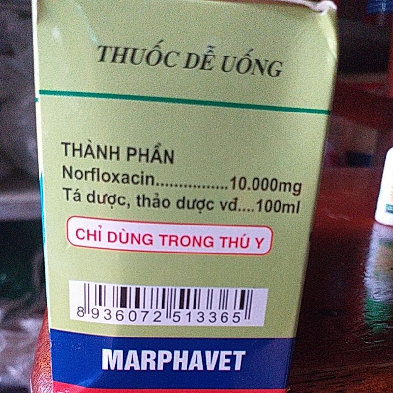 Diều đầy hơi phân xanh trắng toi rù quinocoli cho thú y lợn gà vịt chim chó mèo gà đá, pet