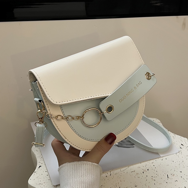 Túi Đeo Vai Cỡ Nhỏ 2022 Màu Trơn Phong Cách Cổ Điển Thời Trang Cho Nữ