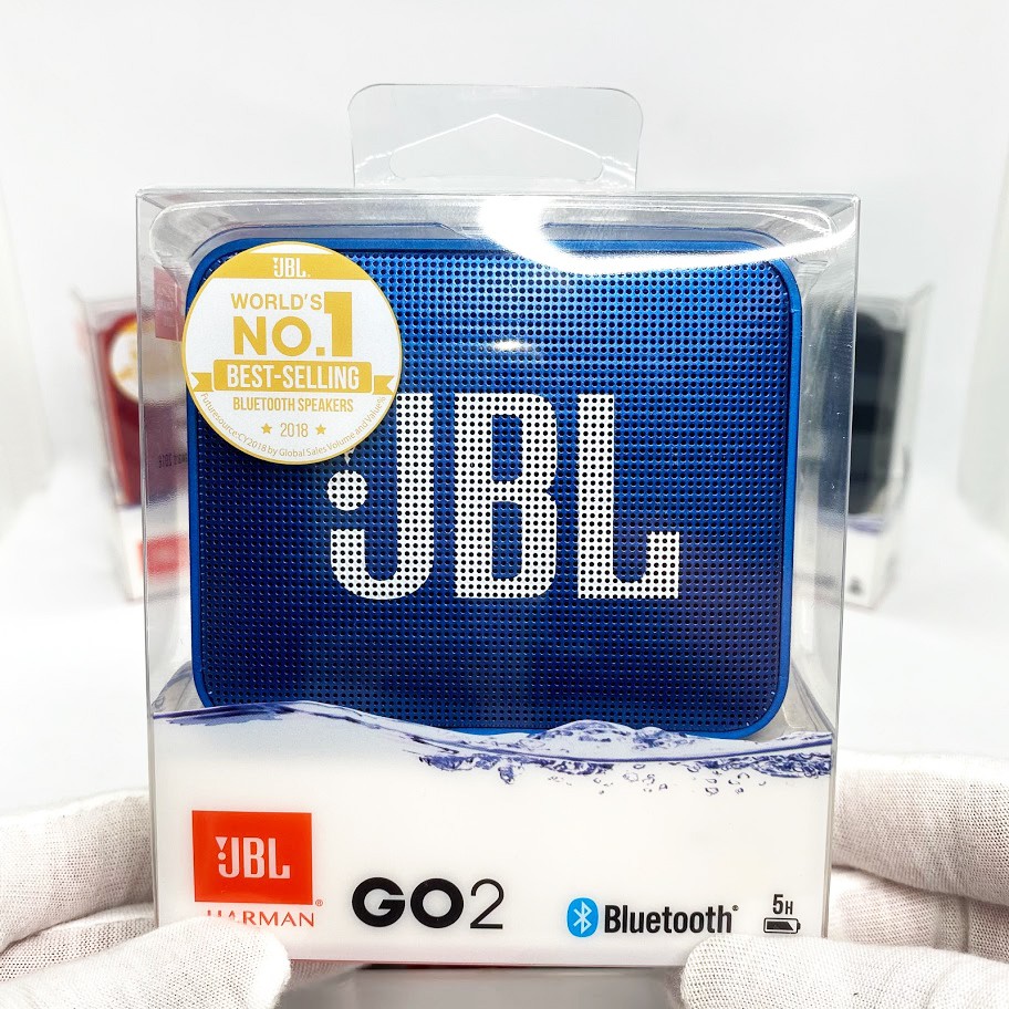 Loa Bluetooth JBL Go 2 - 3.1W, FULLBOX NEW 100%, Chống nước tiêu chuẩn IPX7