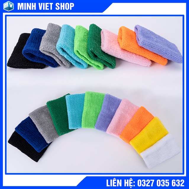 Bao Cổ Tay Thấm Hút Mồ Hôi Thể Thao Nam/ Nữ Thiết Kế Co Giãn Cao Hỗ Trợ Cho Việc Vận Động, Tập Thể Dục Thể Hình