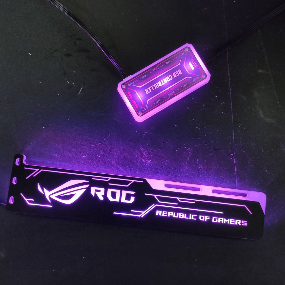 💥  Đỡ chống xệ card màn hình logo ROG Led RGB đồng bộ Hub 0 Controller 0 | BigBuy360 - bigbuy360.vn