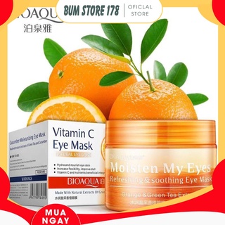 Mặt Nạ Mắt Bioaqua Vitamin C Eye Mask Natural Eye Care