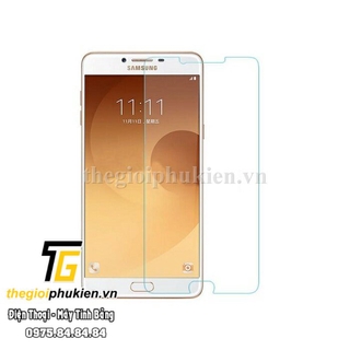 Tấm dán kính cường lực Samsung Galaxy A9 Pro 2016, C9 Pro hiệu Glass Pro - Không full màn hình