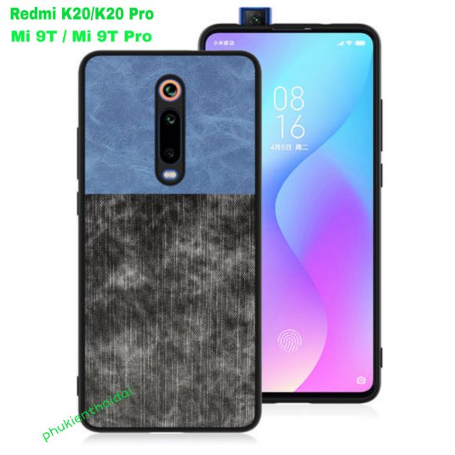 Ốp lưng Xiaomi Redmi K20/K20 Pro/Mi 9T/Mi 9T Pro chống sốc vân da bò thời trang cao cấp