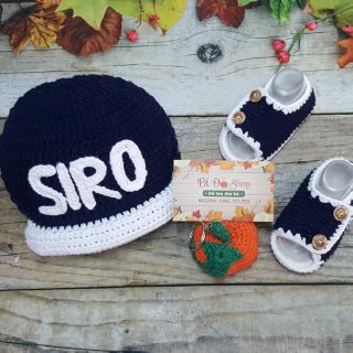Set nón giày !! Đồ len handmade cho bé !!