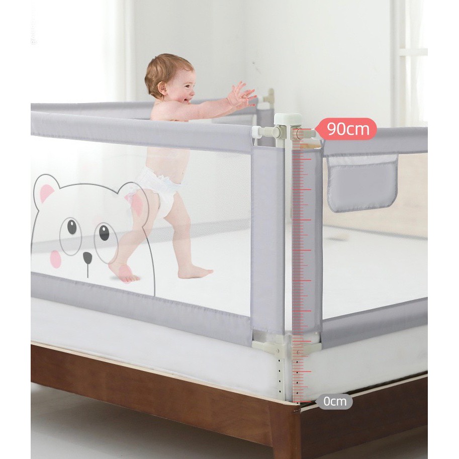 Thanh chắn giường an toàn cho bé - Mẫu mới cao 90cm