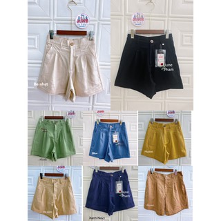 Q03. quần short linen. 15 màu. có bigsize. hình thật.