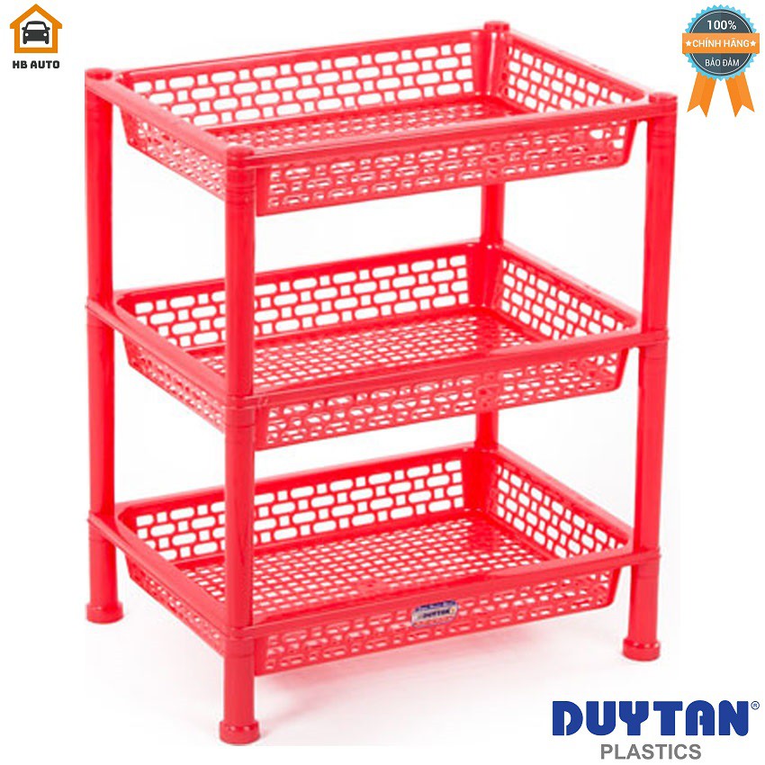 Kệ Nhựa Cao Cấp Nhí 3 Ngăn  giúp bạn để nhiều vật dụng gia đình như chén, đĩa tô
