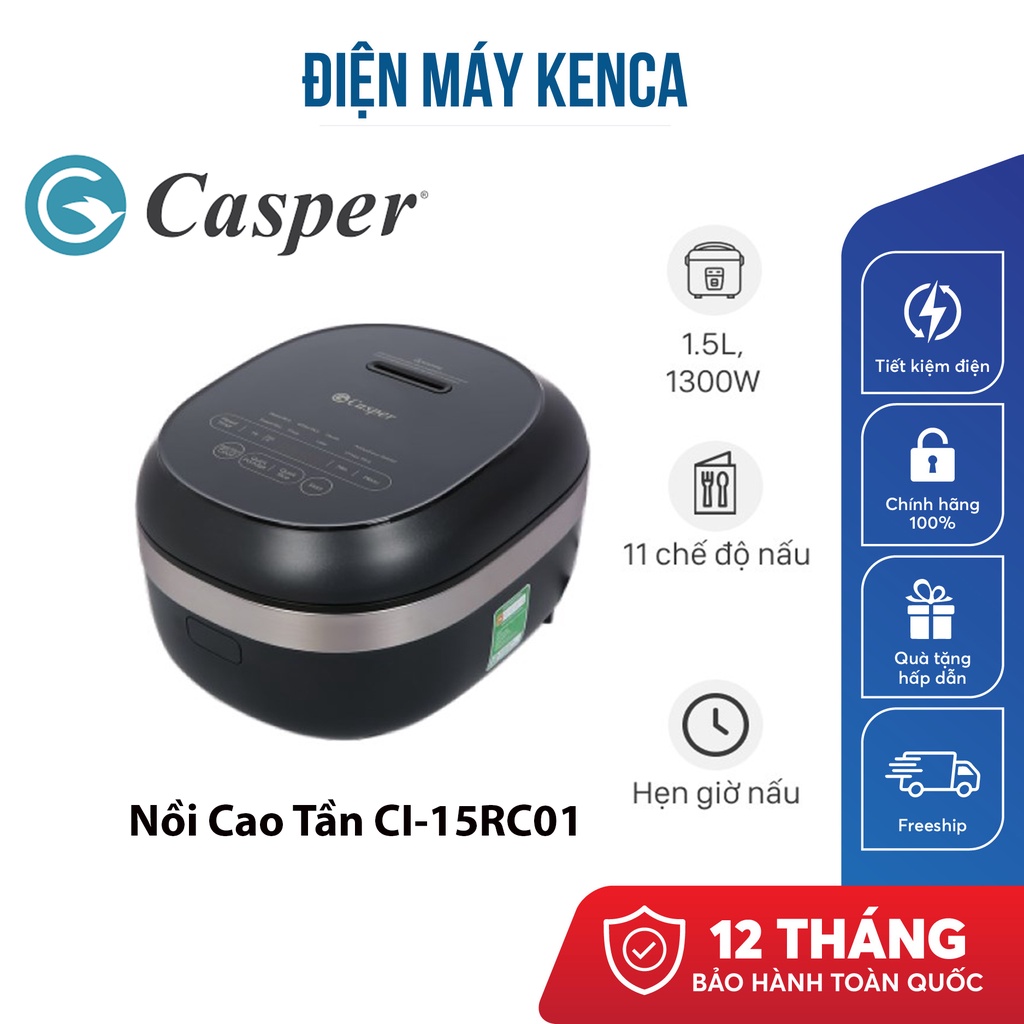 Nồi Cơm Điện Cao Tần Casper CI-15RC01, Thương Hiệu Thái Lan