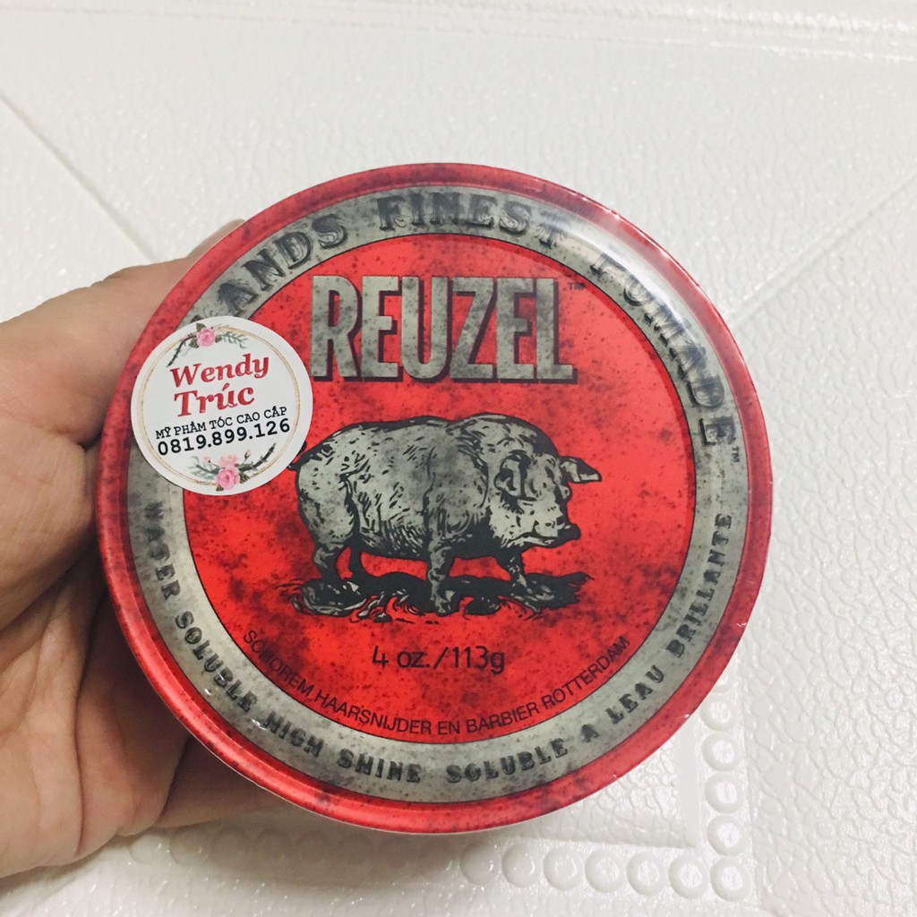 KEM VUỐT TÓC MỀM VÀ TẠO ĐỘ BÓNG REUZEL RED POMADE 113G