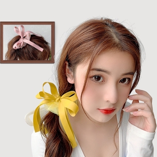 Dây Cột Tóc Co Dãn Đính Nơ Xinh Xắn Cho Nữ