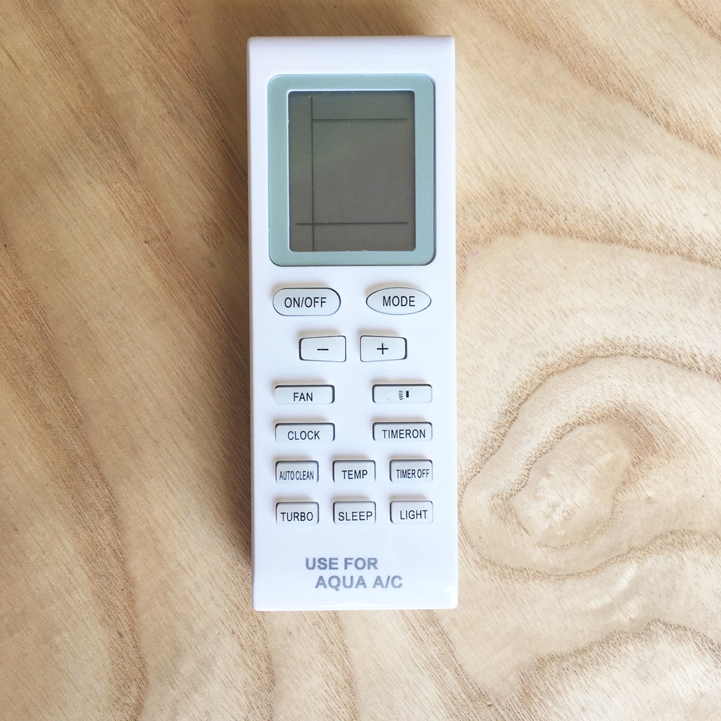 Remote máy lạnh Aqua mẫu vuông [TẶNG PIN] Điều khiển điều hoà Aqua