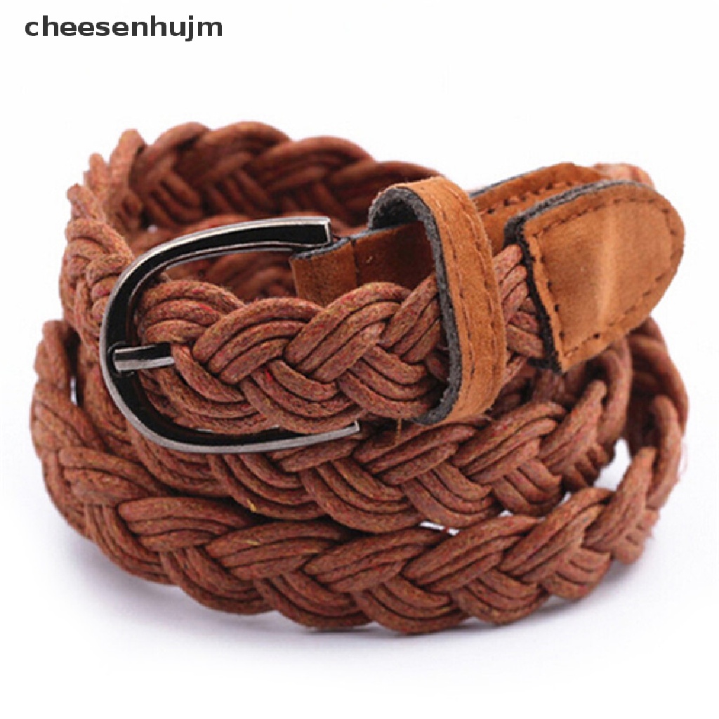 Thắt Lưng Dây Bện Co Giãn Bản Rộng Thời Trang Cho Nữ