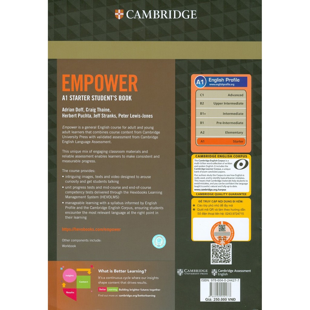 Sách - Empower Starter Student's Book With Online Access - A1