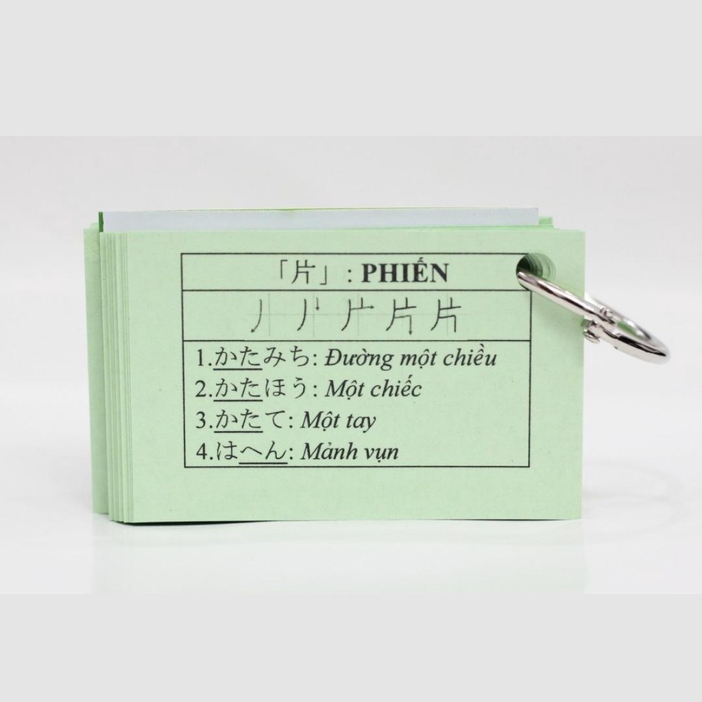 Thẻ học Kanji - Từ Vựng - Ngữ Pháp bản mới nhất
