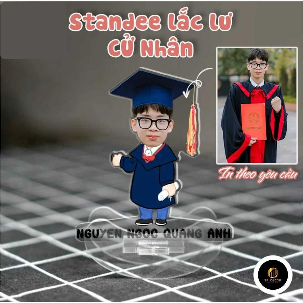 Standee lắc lư lật đật Cử Nhân In Theo Yêu Cầu Quà Tặng Cho Học Sinh Chibi Cute