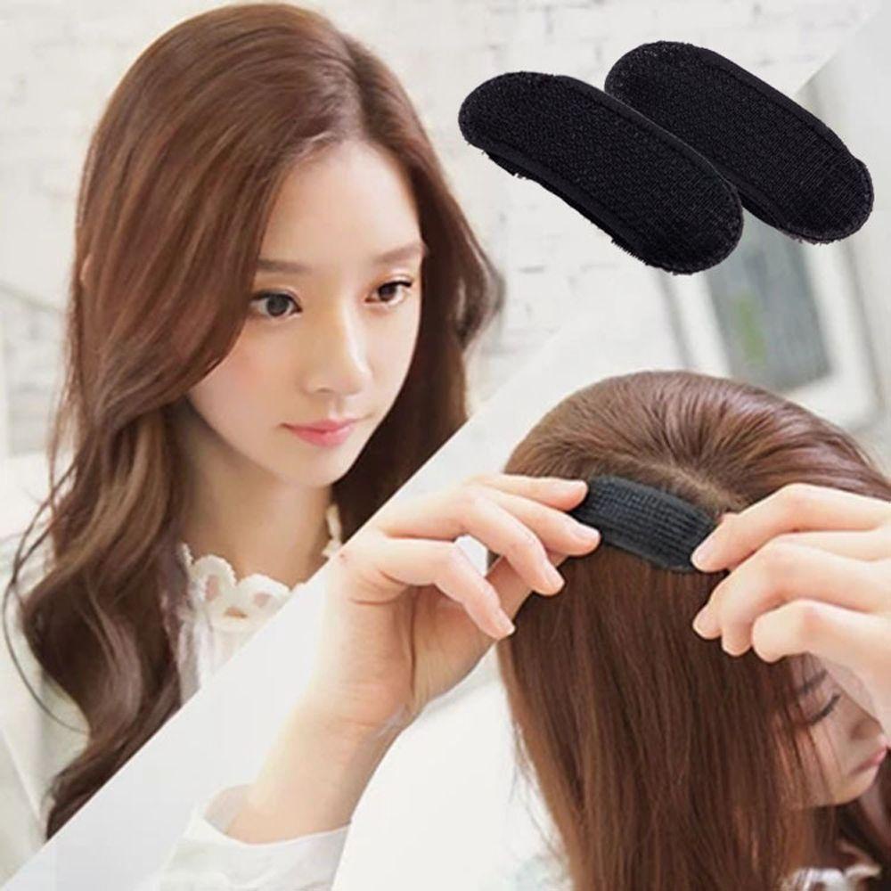 Set 2 Kẹp Tóc Màu Đen / Cà Phê Tiện Dụng