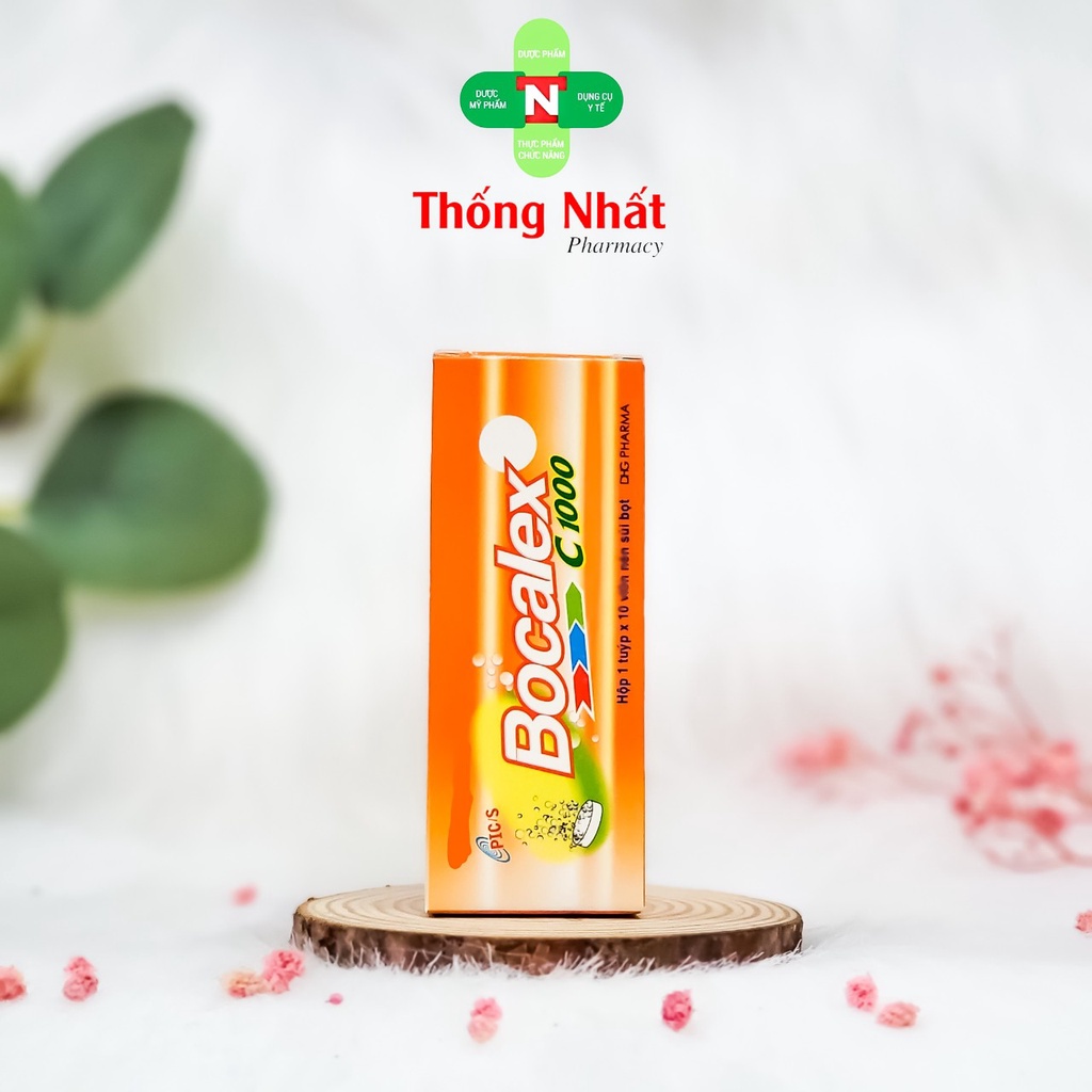 Viên sủi vitamin C tăng sức đề kháng DHG Pharma Bocalex C 1000 mg 10 viên